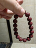 石玥珠寶精品12mm透光晶體朱砂手串本命年蛇年護(hù)身符轉(zhuǎn)運(yùn)手鏈男女士款禮物 曬單實(shí)拍圖