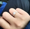 DR.KU莫桑鉆戒指一克拉鉆石s925銀微鑲經(jīng)典六爪求婚女戒生日情人節(jié)禮物 2克拉通靈款鉆戒（送證書禮盒） 開口（可調(diào)節(jié)大?。?曬單實(shí)拍圖
