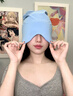 防風(fēng)坐月子帽子女產(chǎn)后春夏薄款發(fā)帶產(chǎn)婦孕婦頭巾春秋防風(fēng)月子帽 晴空藍(lán)  【防風(fēng)護(hù)頭 元氣恢復(fù)】 曬單實拍圖