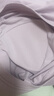 安之伴睡裙女夏季親膚彈彈棉純色系胸墊短袖中長(cháng)款女士連衣裙 曬單實(shí)拍圖