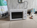 美的（Midea）快捷微波爐 家用小型 360°轉(zhuǎn)盤(pán)加熱 旋鈕操控 易潔內(nèi)膽（M1-L213B） 曬單實(shí)拍圖