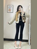 Ebonka踩屎感真皮羅馬涼鞋女2025新款夏季女鞋魚嘴厚底松糕鞋粗跟高跟鞋 杏色 37 曬單實(shí)拍圖