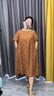 SUSTYLE奢侈高端品牌女裝天絲連衣裙女?huà)寢屝€(gè)子夏季氣質(zhì)寬松裙子 橘黃 2XL 建議145-160斤左右 曬單實(shí)拍圖