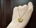 謝瑞麟黃金吊墜女足金花絲蝴蝶黃金項(xiàng)鏈送女友老婆七夕節(jié)生日禮物計(jì)價(jià) 足金花絲蝴蝶吊墜約3.4克(贈(zèng)銀鏈) 曬單實(shí)拍圖