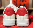 耐克新年禮物定制球鞋AirForce1空軍一號CNY中國年瑞彩祥云男女板鞋 紅白 定制款 不可退換 36 支持鑒定 假一賠三 曬單實(shí)拍圖