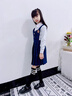 雷姆汀旦兒童合唱服中小學生詩歌朗誦演出服主持人禮服演講比賽表演服 女童短袖套裝 160 曬單實拍圖