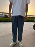 【肥仔240斤超大碼5XL】牛仔褲男士直筒寬松夏季新款大碼潮流男裝九分褲胖子褲子潮胖子 牛仔藍 3XL 160斤至180斤可穿 曬單實(shí)拍圖