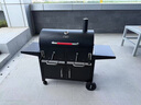 FIREPLUS燒烤爐戶外燒烤架家用多功能電動(dòng)美式悶烤爐庭院BBQ爐子商用木炭 烏列【烤爐+自動(dòng)烤雞架+鑄鐵烤板】 曬單實(shí)拍圖