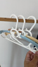 美麗雅兒童衣架【18只】可伸縮嬰兒寶寶衣架0-18歲通用寶寶專(zhuān)用掛衣架 曬單實(shí)拍圖