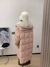 鹿王戀雪韓版氣質(zhì)大毛領(lǐng)羽絨棉服女2025年冬季新款溫柔風(fēng)加厚保暖棉襖外套 粉色   M 【建議85斤-105斤】 曬單實(shí)拍圖