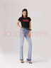Levi's【商場(chǎng)同款】李維斯25春夏新款女士725高腰微喇牛仔褲18759 淺藍色 25 (30) 曬單實(shí)拍圖