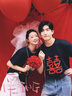 MDlila結(jié)婚登記照情侶裝夏裝季2025新款短袖t恤一男一女領(lǐng)證衣服套裝 黑色 L 單件（建議115-130斤） 曬單實(shí)拍圖