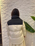 鴨鴨（YAYA）羽絨服女中國系列時(shí)尚情侶同款韓版立領(lǐng)顯瘦加厚保暖面包服 熊貓色 M 曬單實(shí)拍圖
