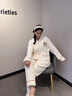 貓人睡衣女士冬季加厚珊瑚絨法蘭絨套裝春秋天白色可外穿家居服 【加絨加厚 松軟珊瑚絨】顏色一 L 【建議100-120斤】 曬單實(shí)拍圖
