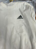 阿迪達(dá)斯 （adidas）官方t恤男 夏季新款運(yùn)動(dòng)服健身訓(xùn)練衣服寬松透氣圓領(lǐng)白色短袖男 白色純棉/刺繡標(biāo)/經(jīng)典簡(jiǎn)約/主推 M 175 曬單實(shí)拍圖