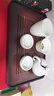 京東京造 茶盤茶托盤 千川胡桃色儲水竹木功夫茶具家用客廳簡約茶盤 曬單實拍圖