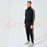 阿迪達(dá)斯運(yùn)動(dòng)套裝男2025春季跑步運(yùn)動(dòng)防風(fēng)透氣夾克收腿褲兩件套 黑/金 M 曬單實(shí)拍圖