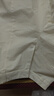 茵曼（INMAN）白色皺感肌理百搭休閑褲2025夏季女裝新款彎刀褲寬松闊腿褲子 珍珠白 26 曬單實(shí)拍圖