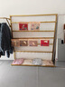 襪子展示架掛內(nèi)衣內(nèi)褲絲襪盒裝陳列架手機(jī)殼飾品店可調(diào)節(jié)中島貨架 金色五層：100*35*160配35掛鉤 曬單實拍圖