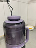 大宇（DAEWOO）破壁機家用豆漿機 1L微壓2-3人食全自動(dòng)輕音五谷雜糧免煮免手洗榨汁料理輔食機 紫色SM09國家補貼 曬單實(shí)拍圖