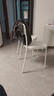 宜家（IKEA）VIHALS維哈斯餐桌飯桌辦公桌簡(jiǎn)易桌學(xué)習桌出租房 白色桌子125x74cm+白色椅子*4 曬單實(shí)拍圖