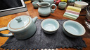 汝譽(yù)天下 【新年禮物】汝窯茶具茶壺西施壺井欄壺石瓢壺汝瓷天青茶具套裝 井欄壺一壺二杯 210ml 曬單實(shí)拍圖