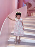G.DUCKKIDS兒童2024女童休閑背心公主連衣裙女寶寶洋氣時(shí)髦夏裝薄款 粉紅色 120碼(建議105-115cm 4-5.2周歲) 曬單實(shí)拍圖