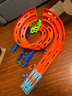 風(fēng)火輪（HOT WHEELS）軌道火辣小跑車合金車賽道車彈射饑餓鯊魚(yú)猛龍彈射兒童生日禮物 特技回環(huán)競(jìng)速軌道套裝 HTK17 曬單實(shí)拍圖