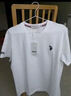 U.S. POLO ASSN.保羅短袖T恤男夏季百搭純棉薄款簡約圓領(lǐng)短袖上衣 白色 3XL （建議165斤-175斤） 曬單實(shí)拍圖