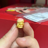 周大生腕美黃金轉(zhuǎn)運珠足金小惡魔愛神硬金熒光琺瑯手鏈生日禮物送女友 1.15g-小愛神轉(zhuǎn)運珠【不配繩,介意慎拍】 贈品牌常規(guī)禮盒包裝 曬單實拍圖