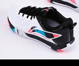 李寧（LI-NING）羽毛球鞋貼地飛行2LITE 標(biāo)準(zhǔn)白/黑色/熒光焰紅 AYTT003-2 40 曬單實(shí)拍圖
