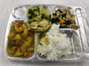 美廚（maxcook）304不銹鋼餐盤飯盒分格 快餐盤學(xué)生餐盒 六格大號加厚MCFT786 曬單實拍圖