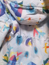 巴拉巴拉童裝女童棉衣寶寶棉服秋冬2023短款三合一印花兩件套 曬單實(shí)拍圖