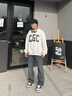 棉致美式牛仔褲男秋季潮牌寬松直筒褲子男闊腿長(cháng)褲男裝 復古藍 XL 曬單實(shí)拍圖