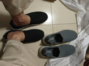 斯凱奇（Skechers）健步鞋 減震一腳蹬男士GOWALK系列輕便休閑運動(dòng)鞋 黑色/BLK 44 曬單實(shí)拍圖