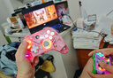 AOLION澳加獅K10游戲手柄GM霍爾搖桿支持switch電腦Steam手機明末淵虛之羽游戲手柄 福音k10手柄EVA-4（粉色） 曬單實(shí)拍圖