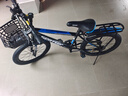 百士盾兒童自行車(chē)山地單車(chē)6-16歲以上學(xué)生減震雙碟剎越野中小男女孩賽車(chē) 旗艦升級版單速【輻條輪】黑藍色 20寸丨適身高125-145丨 曬單實(shí)拍圖