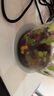 古私（Gusi）杯墊隔熱墊有機硅膠墊茶杯子墊桌墊西餐墊藍色/黃色4片裝直徑12cm 曬單實拍圖