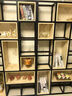 鐵藝隔斷書架工業(yè)風(fēng)展示架置物架實木客廳落地辦公室裝飾柜格子架 支持尺寸顏色定制 曬單實拍圖