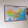佐羅曼客廳裝飾畫(huà)沙發(fā)背景墻掛畫(huà)2025最新款世界中國(guó)地圖辦公室畫(huà)掛墻壁 中國(guó)地圖 120*88cm 雅致紅木色邊框 曬單實(shí)拍圖