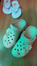 卡駱馳crocs檀健次同款復(fù)古洞洞鞋女鞋厚底老爹鞋小鯨魚洞洞鞋206302 骨白色-2Y2(含智必星) 36 /37(230mm) 曬單實拍圖