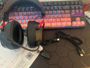 iKF V11 Pro7.1四模無線游戲耳機(jī)頭戴式7.1環(huán)繞音效藍(lán)牙有線電競(jìng)專用三角洲FPS無畏契約辨位 黑紅色 曬單實(shí)拍圖