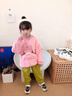 小豬班納女童套裝春秋季女孩童裝休閑洋氣柔軟衛衣親膚耐磨牛仔褲兒童衣服 【蝴蝶結衛衣】淡黃 110 【推薦30-37斤】 曬單實(shí)拍圖