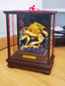 漢御帝閣足金金箔擺件祥龍獻(xiàn)瑞辦公室裝飾品公司開業(yè)禮品高端商務(wù)禮送客戶 祥龍獻(xiàn)瑞擺件 曬單實(shí)拍圖