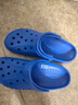 crocs卡駱馳貝雅洞洞鞋沙灘鞋|10126 青花瓷藍-4JL 41/42(260mm)  曬單實拍圖