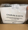 CHARLES&KEITH鏈條單肩腋下托特包流浪包包女包女友生日禮物CK2-20671559 Noir黑色 M 曬單實(shí)拍圖