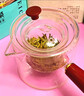 潤朋 加厚玻璃公道杯茶濾一體過濾套裝耐熱側(cè)把分茶器功夫茶具木 500毫升木把公杯 帶過濾蓋子 曬單實(shí)拍圖
