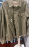 森馬（Semir）牛仔褲男寬松直筒褲美式彎刀褲25夏季長(cháng)褲復古褲子 牛仔黑98301 XL 曬單實(shí)拍圖