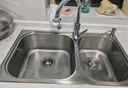 科勒（KOHLER） 雙槽304不銹鋼麗笙廚盆拉絲齊悅77601T -雙槽77601T-2ED-NA 曬單實(shí)拍圖