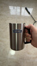 膳魔師（THERMOS）不銹鋼保溫杯桌面泡茶杯500ml辦公咖啡杯把手杯大容量 TSK2-600S 不銹鋼色 500ml 曬單實(shí)拍圖